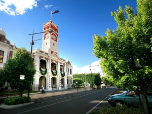 City Hall in Toowoomba CBD